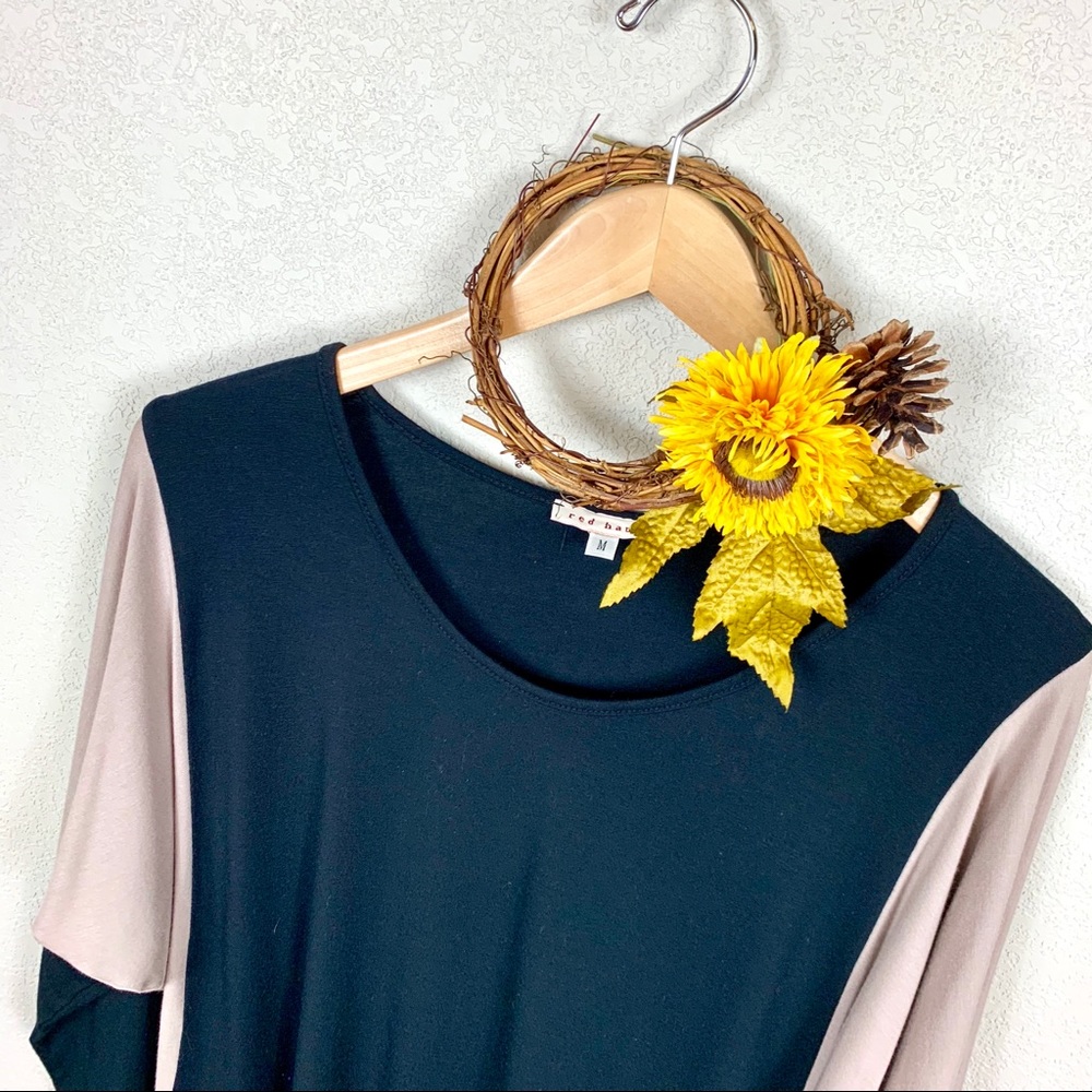 Bloomingdale’s Red Haute Color Block Tunic